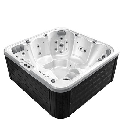 Наружная акриловая горячая ванна Спа настройка Jacuzzi Наружная спа для 6 человек Массажная спа горячая ванна с светодиодным освещением