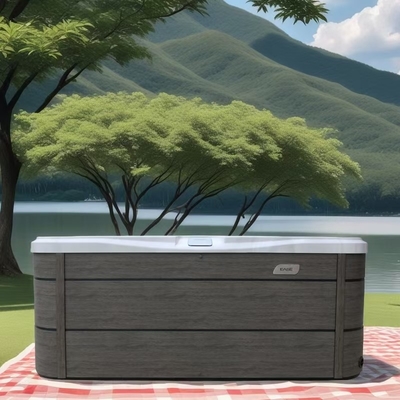 3-4 человека Jacussii Outdoor Spa Hot Tub с светодиодным освещением и энергетикой- дизайн