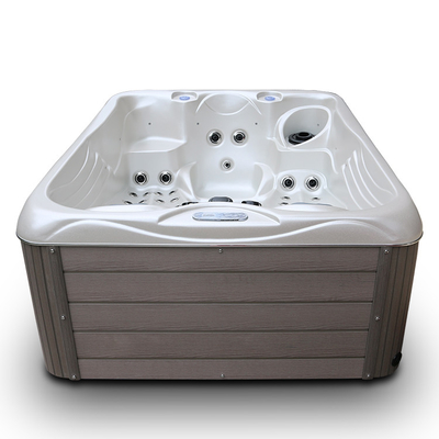 Ванна спа водоворота небольшого джакузи 3 человек размера Freestanding на открытом воздухе с СИД