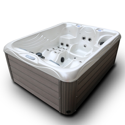 Ванна спа водоворота небольшого джакузи 3 человек размера Freestanding на открытом воздухе с СИД